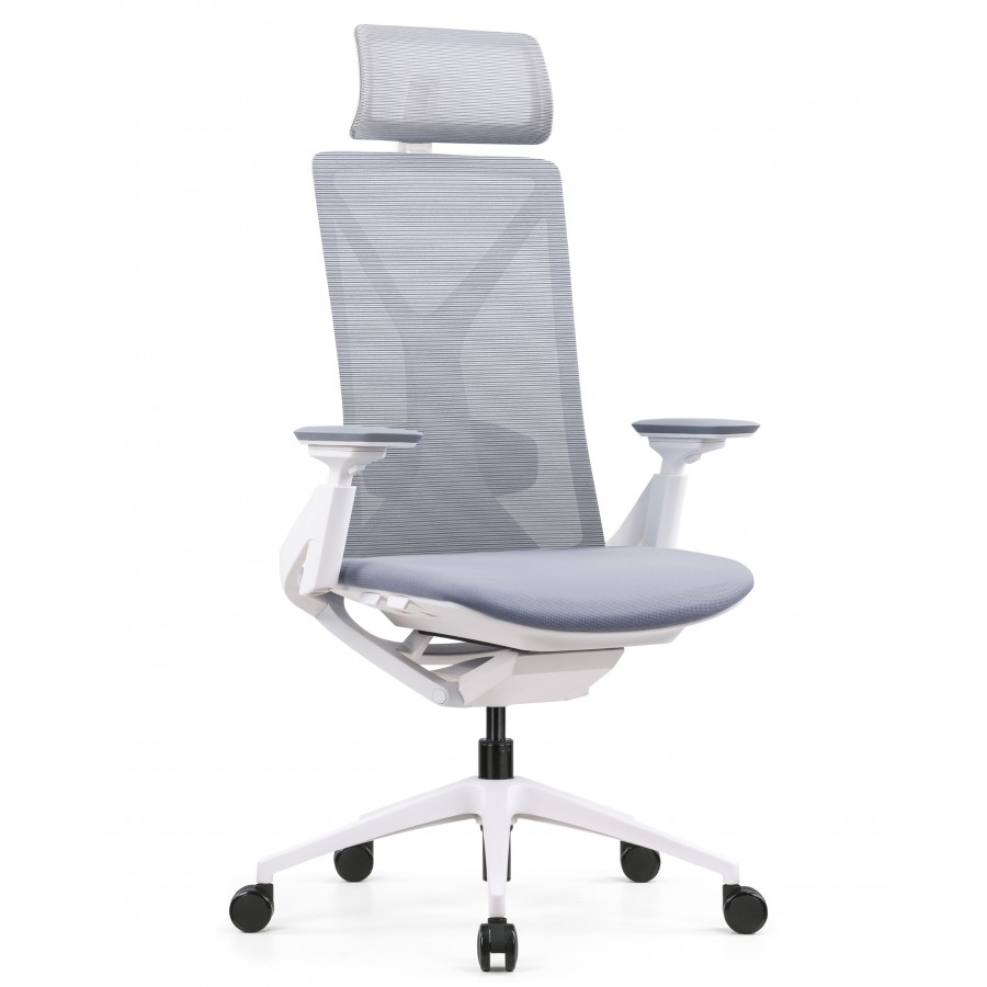 Fercula Executive Mesh Ergonomic Office Chair White